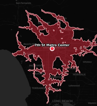 Isochrone map thumbnail